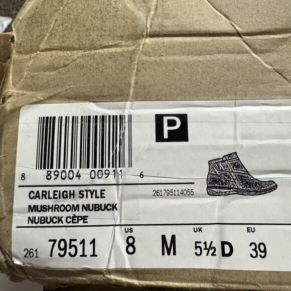 Clark’s Womens Carleigh Style Boot Brown Size 8 M - Picture 6 of 6